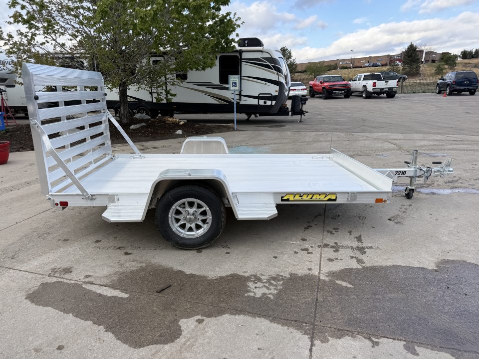 New 2027 Aluma 7210S-TG Utility Trailer