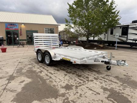 New 2027 Aluma 8012TA-EL-TG-RTD Utility Trailer