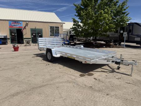 New 2027 Aluma 8014S-EL-BT Utility Trailer