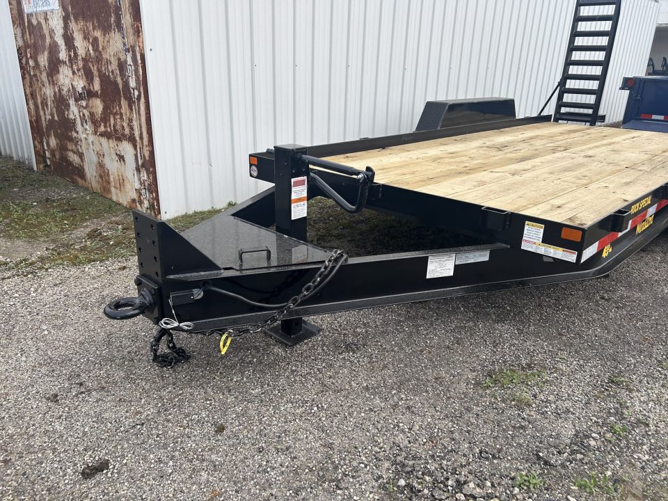 New 2026 Winston 7 TON 7 X 16 FT SKID STEER TRAILER SPRING ASSIST RAMPS