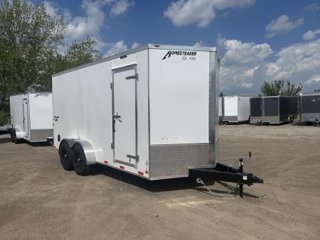 New 2026 Homesteader Trailer INTREPID 7 X 16 FT CARGO TRAILER HD 14K GVWR RAMP DOOR 7 FT INTERIOR