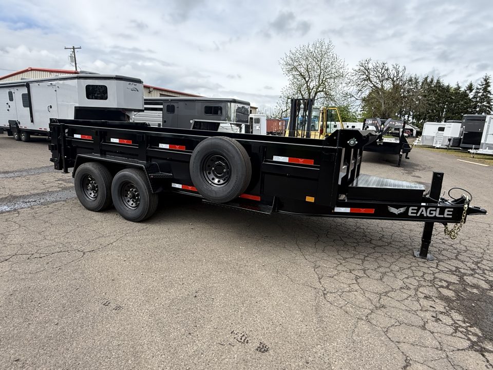 New 2026 Eagle Trailers 7x16 Raptor Low Pro Dump Trailer 14K