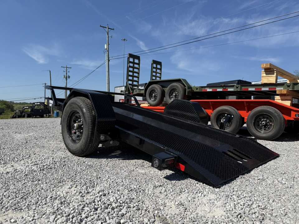 New Load Trail Tilt 77x12 Single Axle 7K- Black