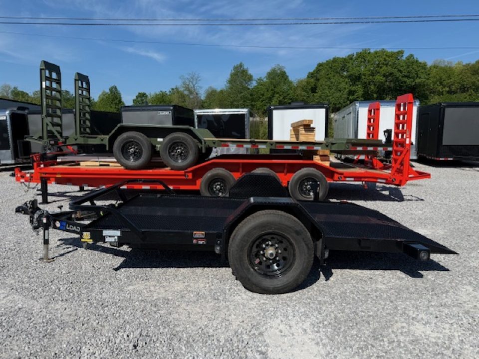 New Load Trail Tilt 77x12 Single Axle 7K- Black