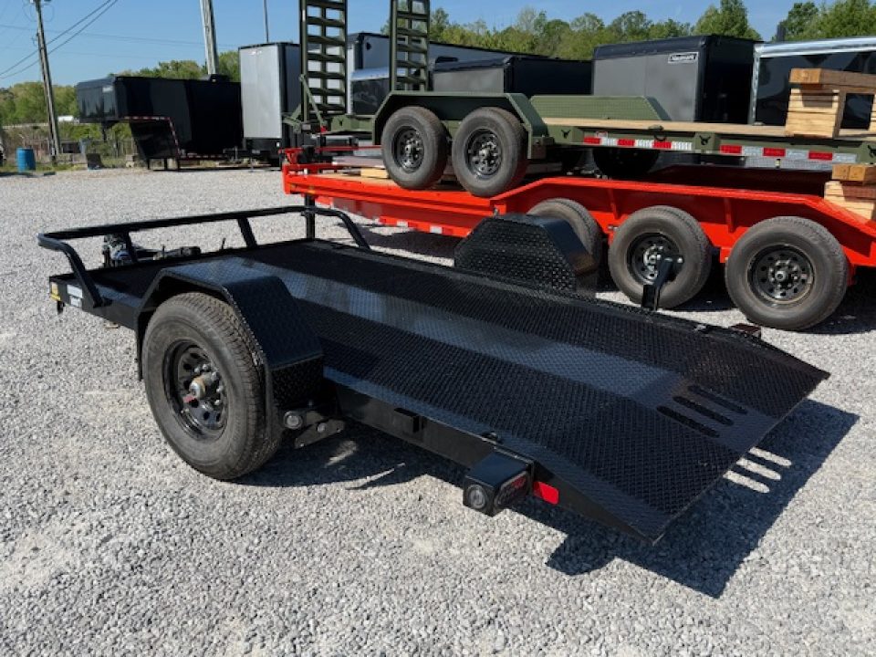 New Load Trail Tilt 77x12 Single Axle 7K- Black