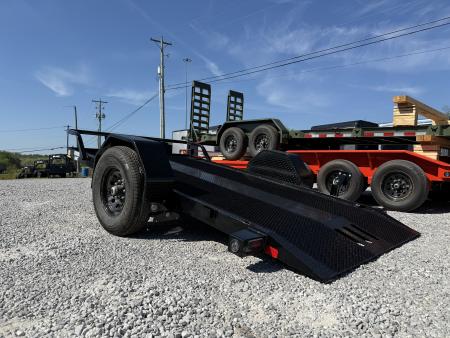 New Load Trail Tilt 77x12 Single Axle 7K- Black