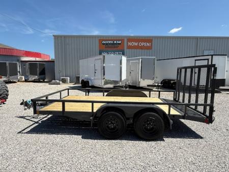 New Lamar Utility 83x14 7k w/ Single Brake, Dovetail & SQ Tube Top Rail
