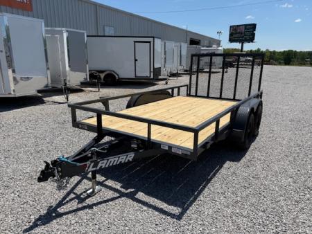 New Lamar Utility 83x14 7k w/ Single Brake, Dovetail & SQ Tube Top Rail