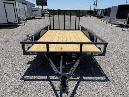 New Lamar Utility 83x14 7k w/ Single Brake, Dovetail & SQ Tube Top Rail