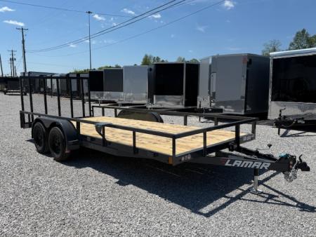New Lamar Utility 83x18 7k W/ Dovetail & SQ Tube Top Rail