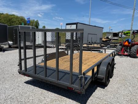 New Lamar Utility 83x16 7k W/ Single Brake, Dovetail & SQ Tube Top Rail