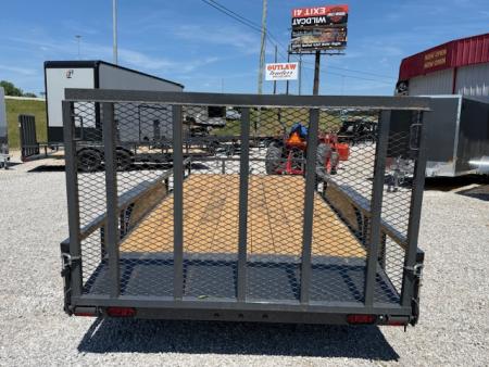 New Lamar Utility 83x16 7k W/ Single Brake, Dovetail & SQ Tube Top Rail