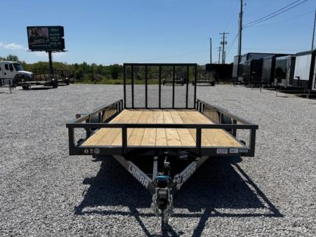New Lamar Utility 83x14 7k w/ Single Brake & SQ Tube Top Rail