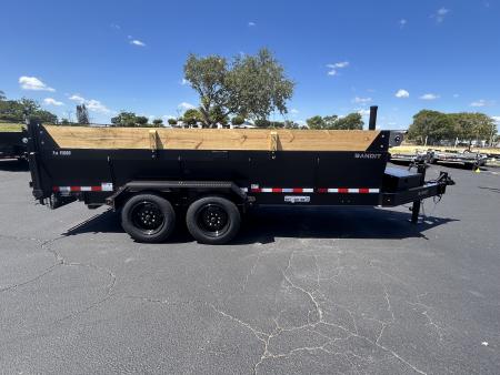 New 2026 Bandit 7X16 BANDIT UTILITY DUMP TRAILER Dump Trailer