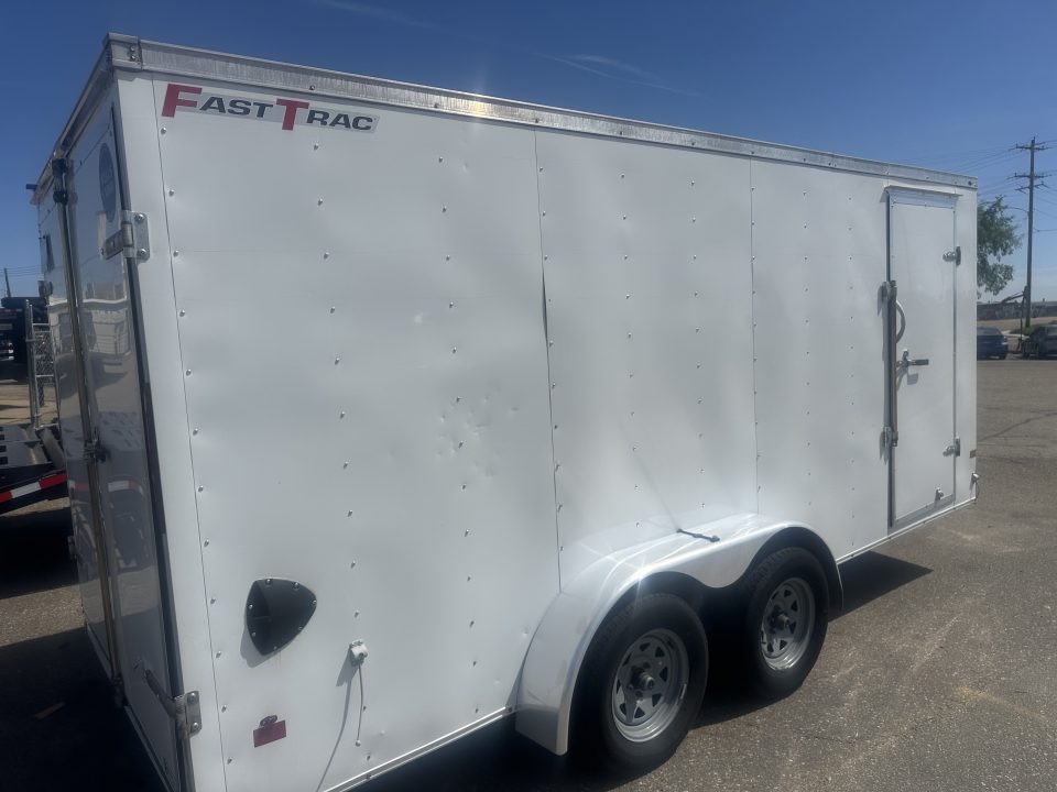 Used 2022 Wells Cargo 7x16 7K Fast Trac Cargo / Enclosed Trailer