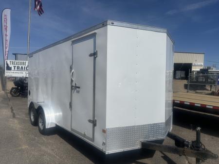 Used 2022 Wells Cargo 7x16 7K Fast Trac Cargo / Enclosed Trailer