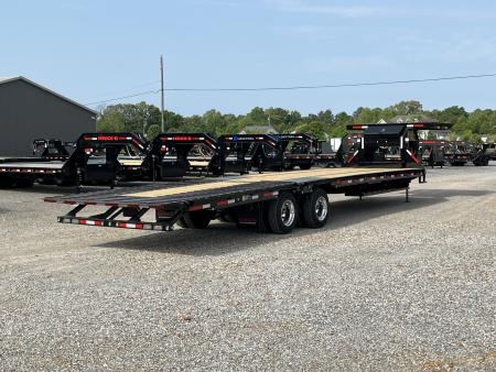 New 2026 MAXXD Hydraulic Dovetail Gooseneck Trailer | 34' x 102' 30K GVWR