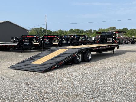 New 2026 MAXXD Hydraulic Dovetail Gooseneck Trailer | 34' x 102' 30K GVWR