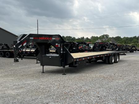 New 2026 MAXXD Hydraulic Dovetail Gooseneck Trailer | 102" x 36' | 40K GVWR