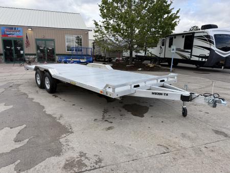 New 2027 Aluma WB20H-TA-EL-DOF-R-RR-RTD Flatbed Trailer