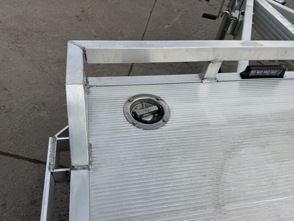 New 2027 Aluma WB24H-TA-EL-DOF-R-RR-RTD Flatbed Trailer