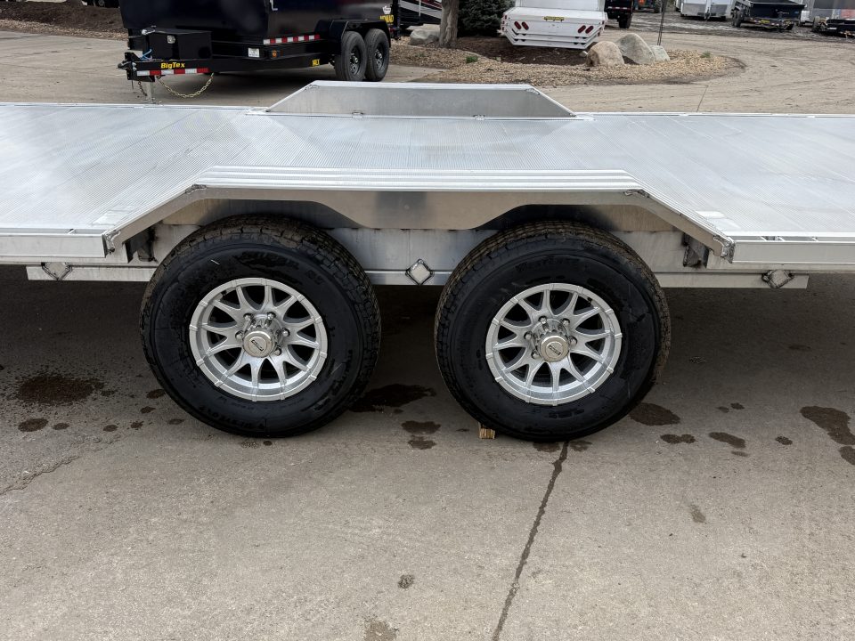 New 2027 Aluma WB24H-TA-EL-DOF-R-RR-RTD Flatbed Trailer