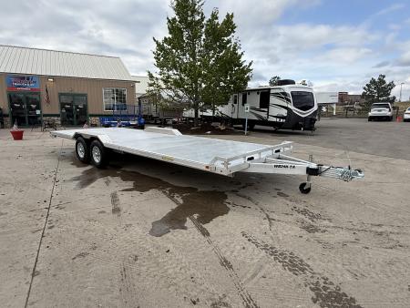 New 2027 Aluma WB24H-TA-EL-DOF-R-RR-RTD Flatbed Trailer