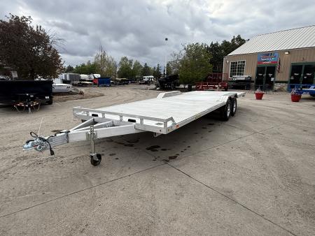 New 2027 Aluma WB24H-TA-EL-DOF-R-RR-RTD Flatbed Trailer