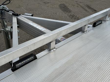 New 2027 Aluma WB24H-TA-EL-DOF-R-RR-RTD Flatbed Trailer