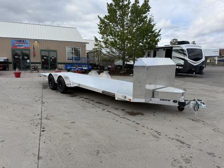 New 2027 Aluma EX8224H-TA-EL-R-RTD Flatbed Trailer