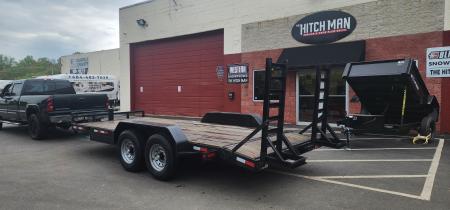 Used 2021 Gorilla Trailers 7x18 (16+2) Equipment Trailer 14k
