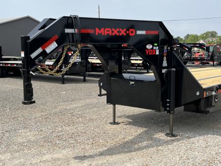 New 2026 MAXXD Hydraulic Dovetail Gooseneck Trailer | 34' x 102' 30K GVWR