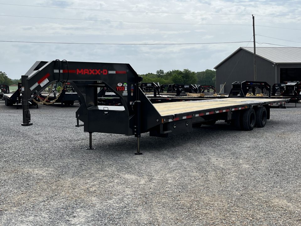 New 2026 MAXXD Hydraulic Dovetail Gooseneck Trailer | 34' x 102' 30K GVWR