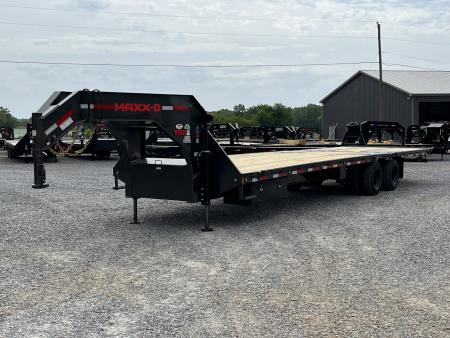 New 2026 MAXXD Hydraulic Dovetail Gooseneck Trailer | 34' x 102' 30K GVWR