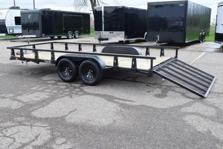 New 2026 HTC 7x16 7K Utility Trailer