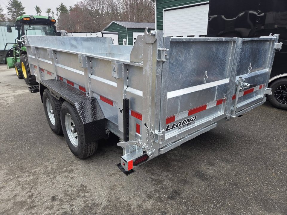 New 2026 Legend Trailers 7x14 galvanized dump trailer 14,000lb gvwr Dump Trailer