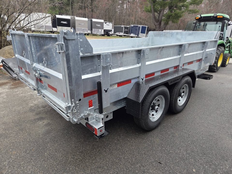New 2026 Legend Trailers 7x14 galvanized dump trailer 14,000lb gvwr Dump Trailer