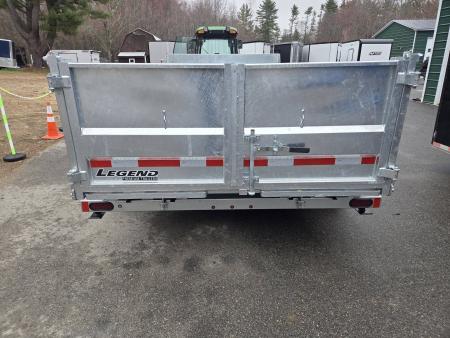 New 2026 Legend Trailers 7x14 galvanized dump trailer 14,000lb gvwr Dump Trailer