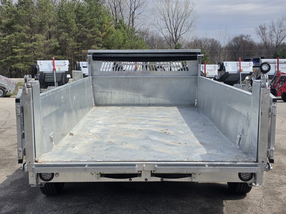 New 82" X 14' GALVANIZED DUMP 10 K AXLES SPARE TIRE INCLUDED 2026 TRIUMPH