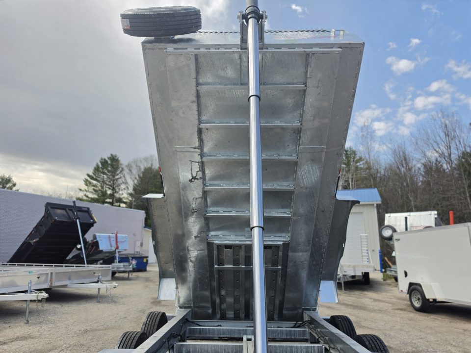 New 82" X 14' GALVANIZED DUMP 10 K AXLES SPARE TIRE INCLUDED 2026 TRIUMPH