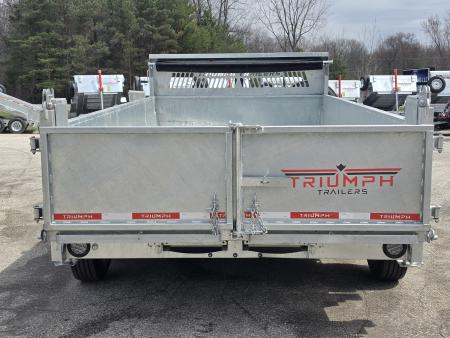 New 82" X 14' GALVANIZED DUMP 10 K AXLES SPARE TIRE INCLUDED 2026 TRIUMPH