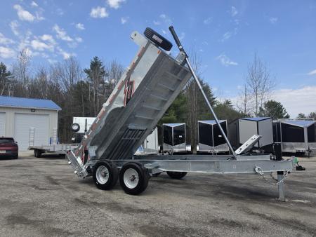 New 82  X 14' GALVANIZED DUMP 10 K AXLES SPARE TIRE INCLUDED 2026 TRIUMPH