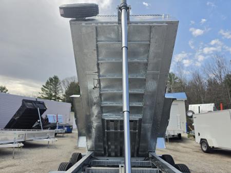 New 82" X 14' GALVANIZED DUMP 10 K AXLES SPARE TIRE INCLUDED 2026 TRIUMPH