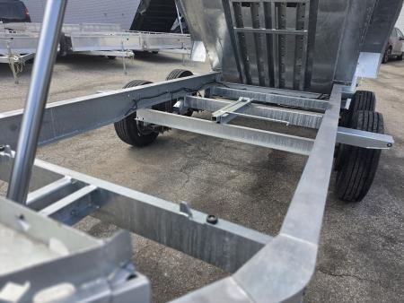 New 82" X 14' GALVANIZED DUMP 10 K AXLES SPARE TIRE INCLUDED 2026 TRIUMPH
