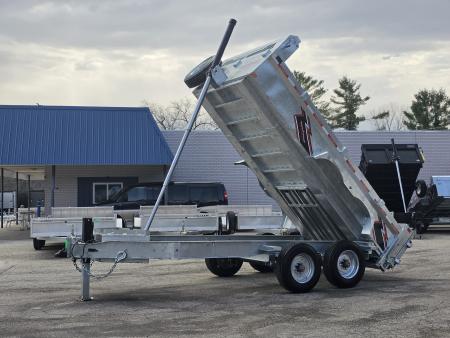 New 82" X 14' GALVANIZED DUMP 10 K AXLES SPARE TIRE INCLUDED 2026 TRIUMPH
