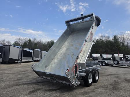 New 82" X 14' GALVANIZED DUMP 10 K AXLES SPARE TIRE INCLUDED 2026 TRIUMPH
