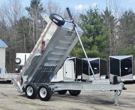 New 82" X 14' GALVANIZED DUMP 10 K AXLES SPARE TIRE INCLUDED 2026 TRIUMPH