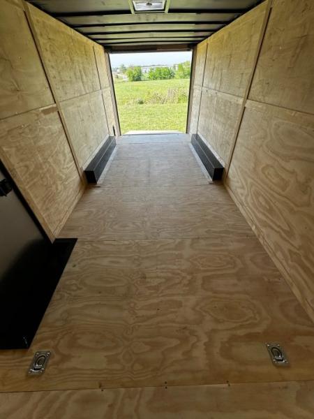 New 2026 Luxe 8.5x20 Car Hauler 5200 lb torsions White poly-Blackout- Enclosed Car Hauler
