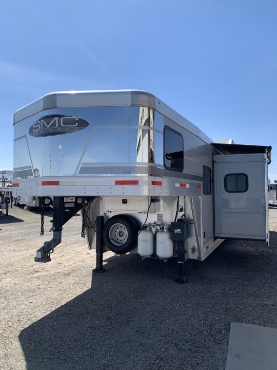 Used 2020 SMC SL8313SSR 3 Horse Trailer
