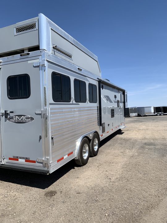 Used 2020 SMC SL8313SSR 3 Horse Trailer